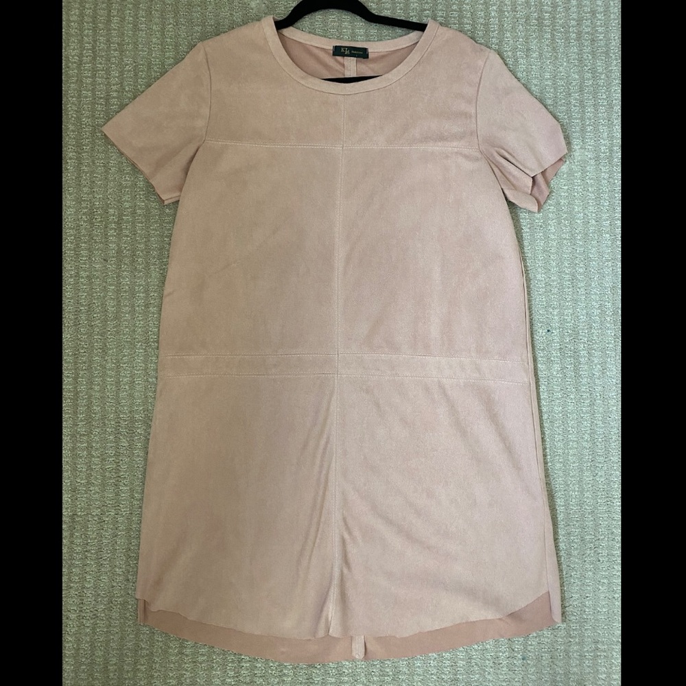 KLD Pink Suede Dress